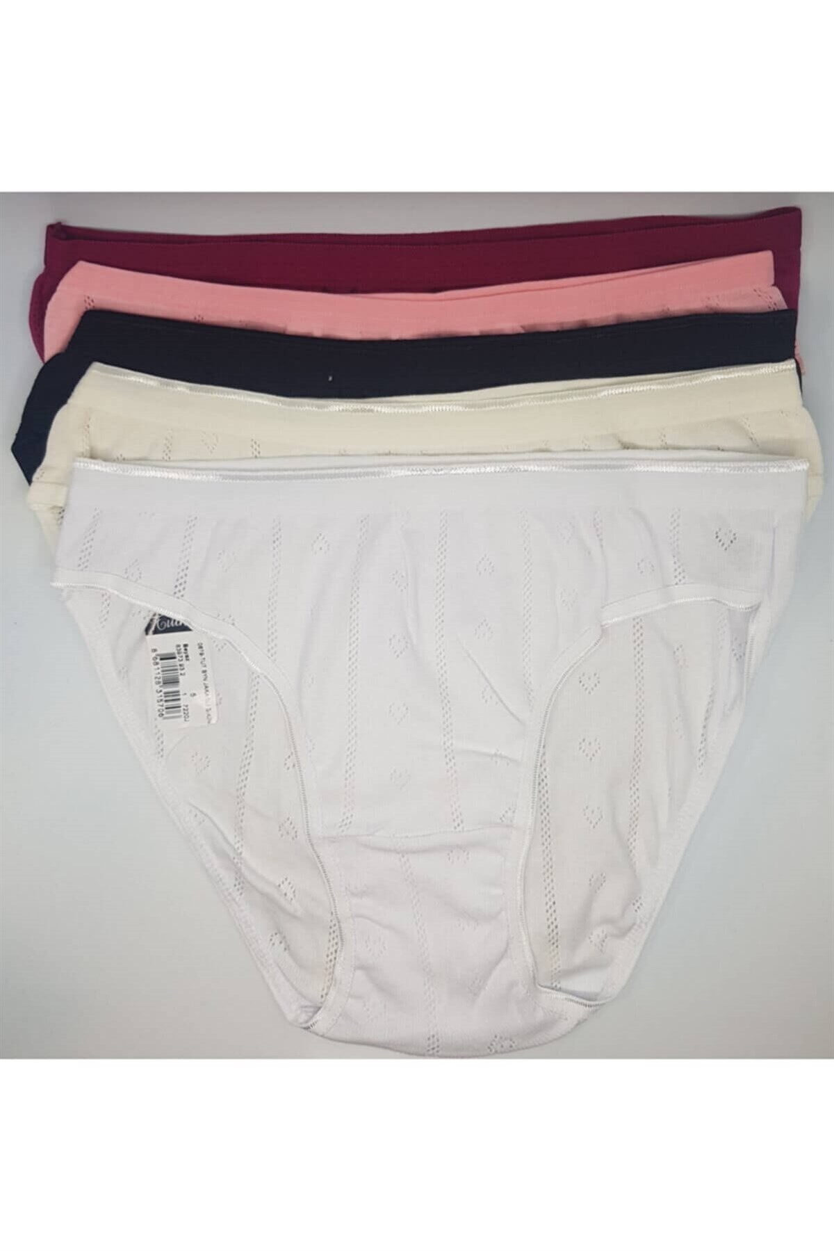 Külot, String, TangaTutku 0679 Jakarlı 6'lı Paket Elastan Bayan Bikini Külot