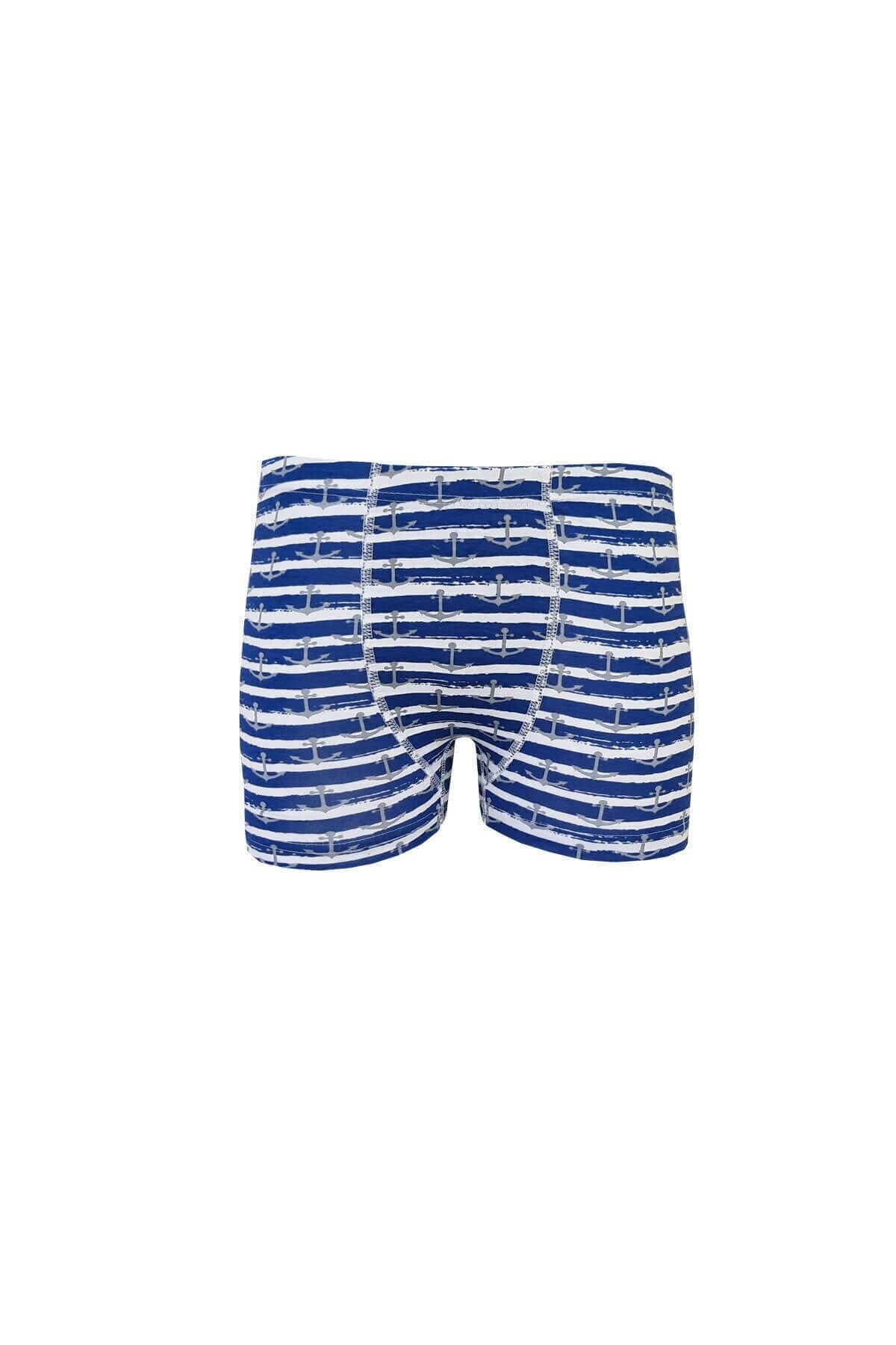 İç GiyimTutku 3'lü Paket Elastan Desenli Emprime Erkek Çocuk Boxer