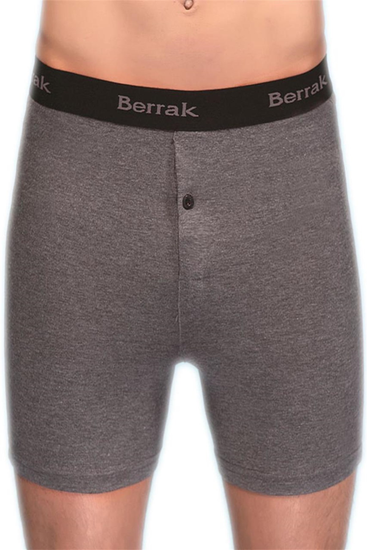 BoxerBerrak 1059 Likralı Düğmeli Erkek Boxer