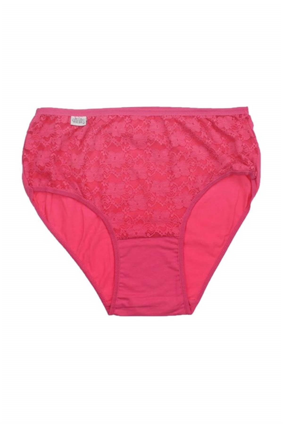 Külot, String, TangaGümüş 3044 6'lı Paket Dantelli Bato Yüksek Bel Bayan Külot