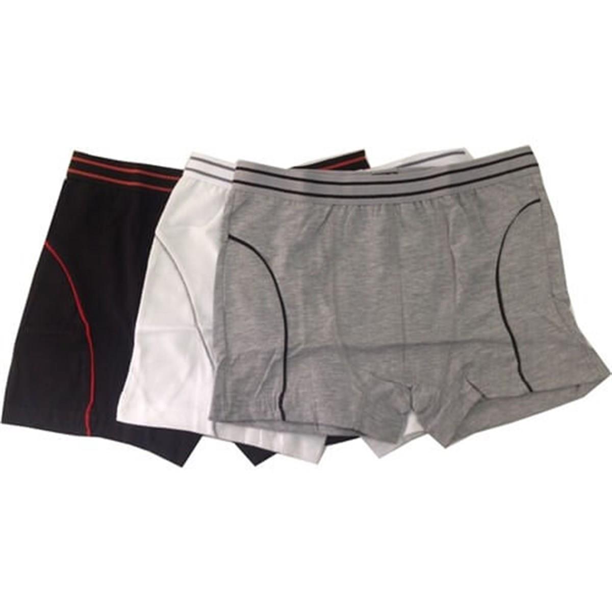 İç GiyimGümüş 4042 6'lı Paket Likralı Erkek Çocuk Boxer