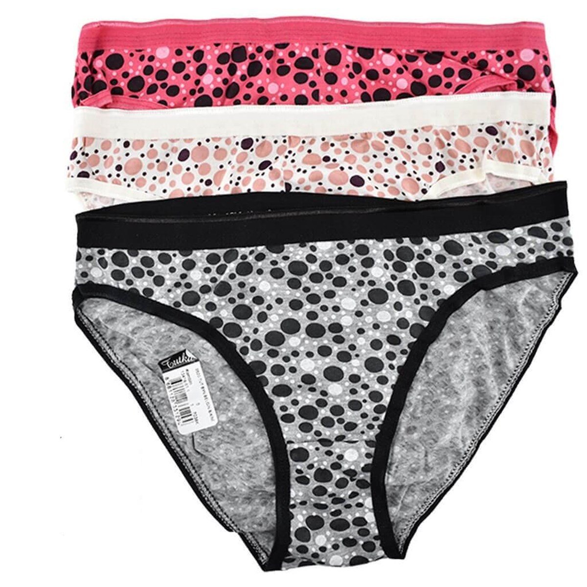 Külot, String, TangaTutku 0821 Begüm 6'lı Paket Desenli Elastan Bayan Bikini Külot