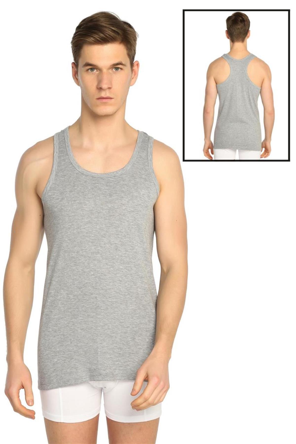 Atlet, FanilaTutku 3'lü Paket %100 Pamuk Erkek Ribana Sporcu Atlet