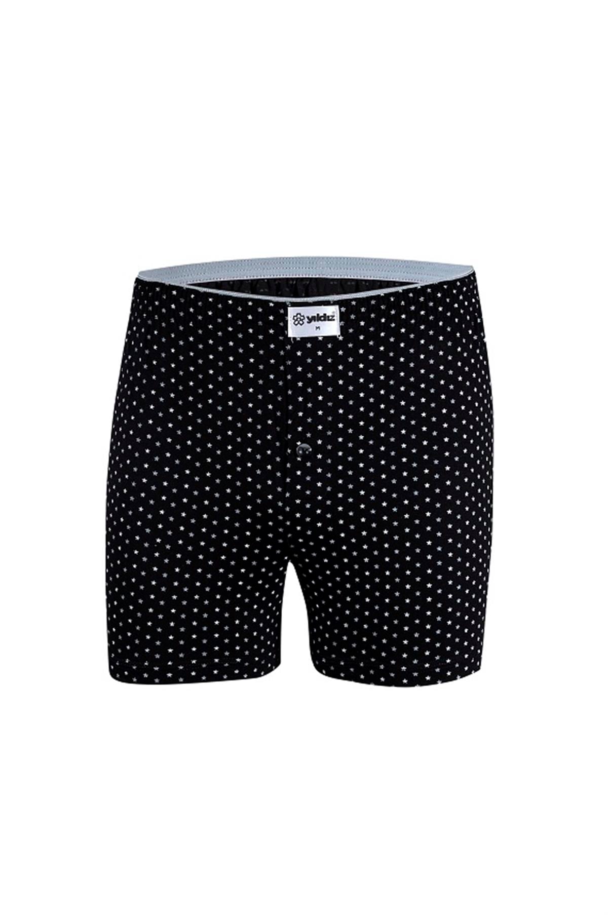BoxerYıldız 48 Puantiye Desenli Boxer