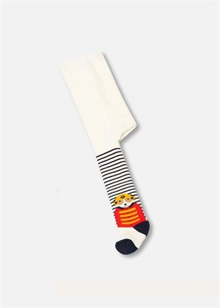 Çorapİtfaiyeci Hayvanlar Desenli Erkek Bebek Havlu Külotlu Çorap 3'lü Paket