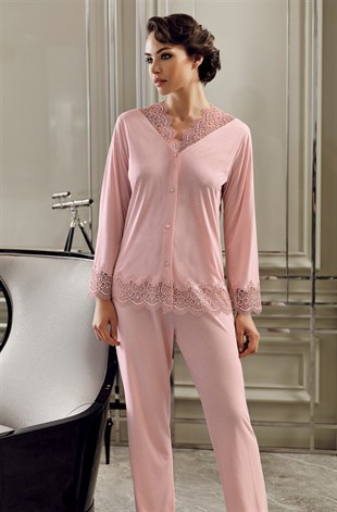 Pijama Takım & Gecelik SabahlıkPerin 130 6'lı Set Çeyizlik Penye Uzun Gecelik & Sabahlık Takım
