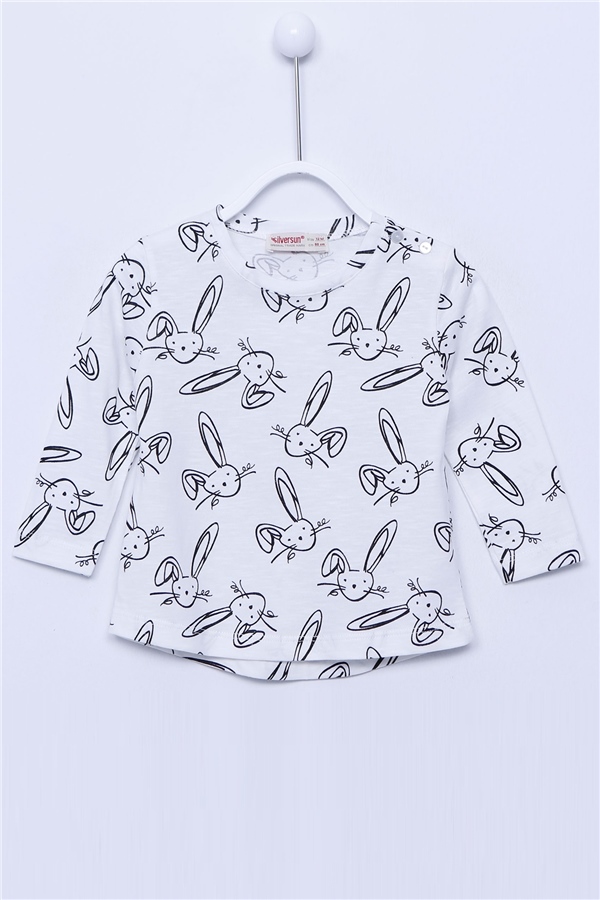 Bebek Kız - Uzun Kollu T-Shirt - BK-113117-T-SHIRT