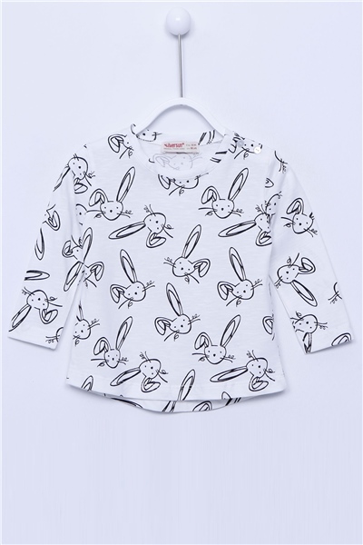 Bebek Kız - Uzun Kollu T-Shirt - BK-113117-T-SHIRT