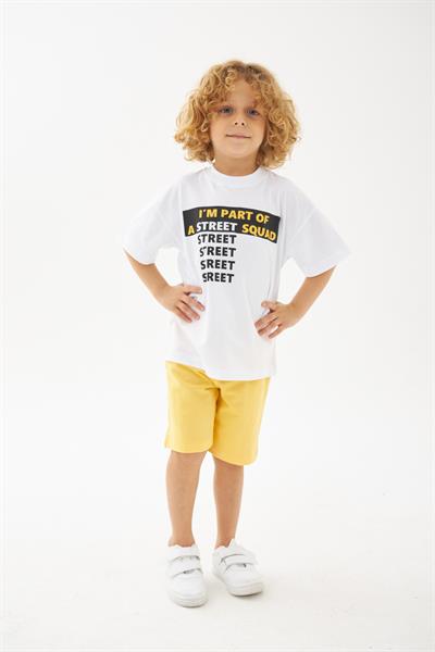 Erkek Çocuk - Tişört Şort Takım - KT 219217-