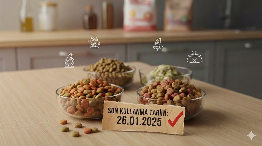 tarihi geçmiş köpek maması