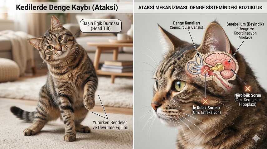 Kedilerde Denge Kaybı