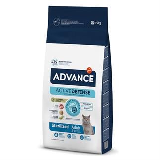 Advance Cat Sterilized Hindili Kısırlaştırılmış Kedi Maması 15 Kg, Kısırlaştırılmış Kedi Maması, Advance
