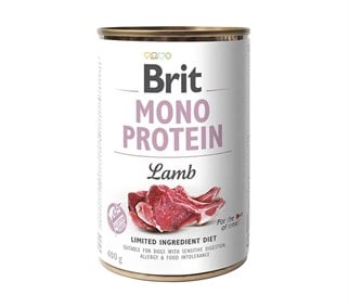 Brit Care Mono Protein Kuzu Etli Köpek Konservesi 400 gr, Yetişkin Köpek Konservesi, Brit Care