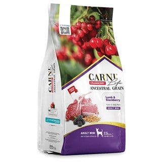 Carni Life Kuzu Etli & Böğürtlenli Küçük Irk Yetişkin Köpek Maması 2,5 Kg, KATEGORİSİZ, Carni Life