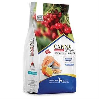 Carni Life Somonlu & Portakallı Küçük Irk Yetişkin Köpek Maması 2,5 Kg, KATEGORİSİZ, Carni Life