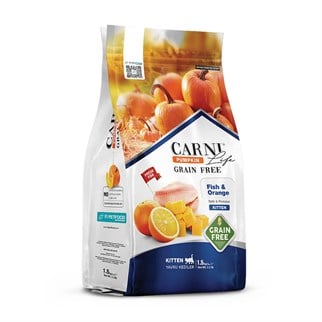 Carni Life Tahılsız Balık Etli & Portakallı Yavru Kedi Maması 1,5 Kg, KATEGORİSİZ, Carni Life
