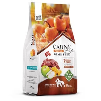 Carni Life Tahılsız Geyik Etli & Elmalı Köpek Maması 12 Kg, Yetişkin Köpek Maması, Carni Life