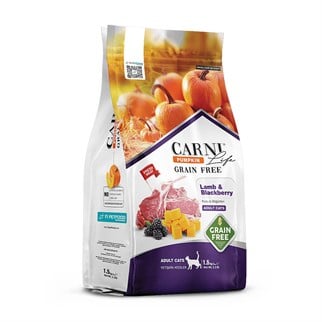 Carni Life Tahılsız Kuzu Etli & Böğürtlenli Yetişkin Kedi Maması 1,5 Kg, KATEGORİSİZ, Carni Life