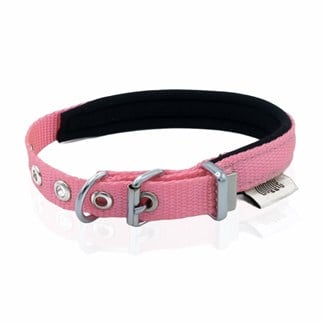 Doggie Comfort Sade Dokuma Boyun Tasması 1,5 X 20 - 25 Cm Pembe, KATEGORİSİZ, Doggie