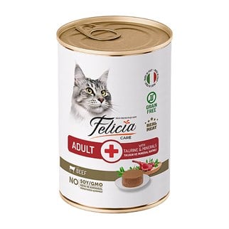 Felicia Yetişkin Tahılsız Biftekli Kedi Konserve 400 Gr, KATEGORİSİZ, Felicia