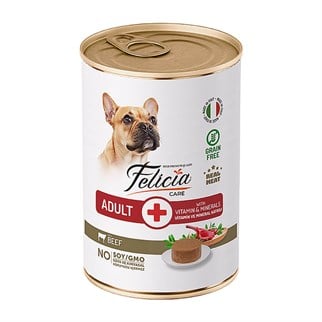 Felicia Yetişkin Tahılsız Biftekli Köpek Konserve 400 Gr, KATEGORİSİZ, Felicia