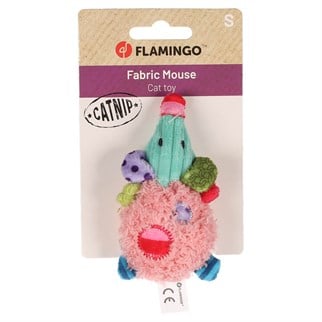 Flamingo Cat Gragga Catnipli Renkli Peluş Fare Oyuncak, KATEGORİSİZ, Flamingo