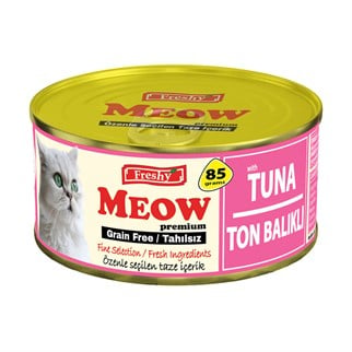 Freshy Meow Ton Balıklı Pate Tahılsız Kedi Konservesi 85gr, KATEGORİSİZ, Freshy