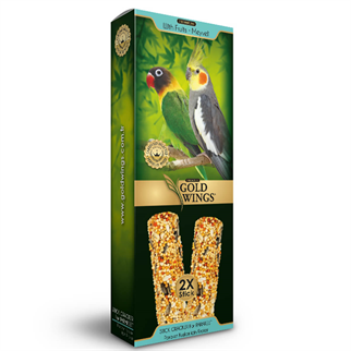Gold Wings Premium Paraket Krakeri Meyveli 2'li, KATEGORİSİZ, Gold Wings