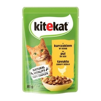 Kitekat Gravy Sos İçinde Tavuklu Yetişkin Kedi Konservesi 85gr, KATEGORİSİZ, Kitekat