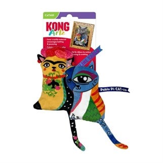 KONG Artz Kahlo / Picasso Catnipli Kedi Oyuncağı 2'Li, KATEGORİSİZ, Kong