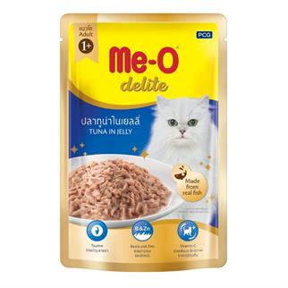 Me-O Delite Pouch Ton Balıklı Kedi Konservesi 70gr, Yetişkin Kedi Yaş Mama, ME-O