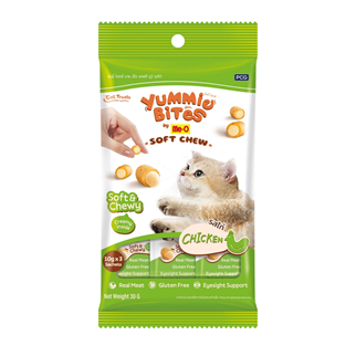 ME-O Yummie Bites Tavuklu Kedi Ödülü 3x10 gr, Kedi Ödül Maması, ME-O
