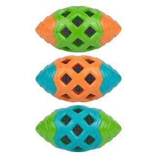 MerkoPets Hışırtılı Plastik Amerikan Topu Köpek Oyuncağı 17cm, Kauçuk Plastik Oyuncaklar, MerkoPets