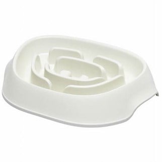 Moderna Slomo Hızlı Yeme Önleyici Mama Kabı - Beyaz 950 ML, KATEGORİSİZ, Moderna