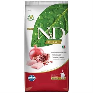 N&D Tahılsız Tavuk & Nar Yavru, Hamile, Emziren Kedi Maması 10 Kg, Yavru Kedi Maması, N & D
