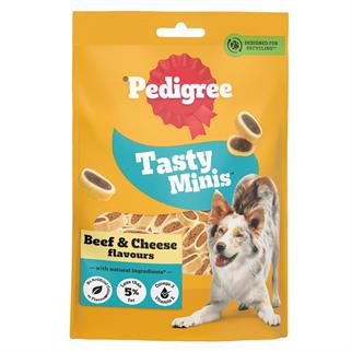 Pedigree Tasty Minis Etli ve Peynirli Köpek Ödül Maması 140gr, Köpek Atıştırmalıkları, Pedigree