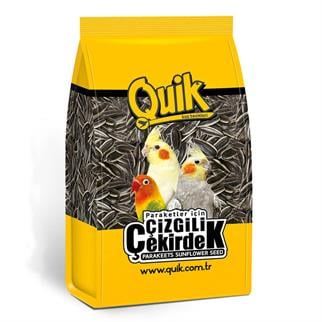 Quik Çizgili Paraket Çekirdeği 500 gr, Papağan Yemleri, Quik