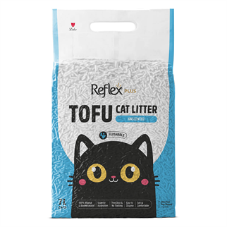 Reflex Plus Tofu Kokusuz Kedi Kumu 7 L, KATEGORİSİZ, Reflex