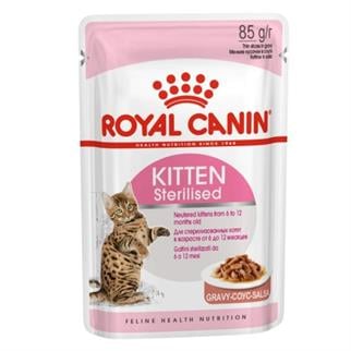 Royal Canin Kitten Steril Jelly Kısır Yavru Kedi Konservesi 85 Gr, Yavru Kedi Yaş Mama, Royal Canin