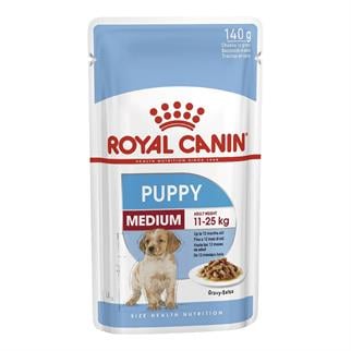Royal Canin Medium Puppy Pouch Konserve 140gr, Yaş Yavru Köpek Maması, Royal Canin