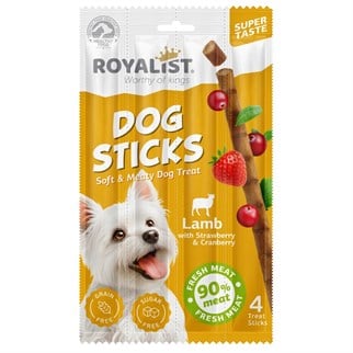 Royalist Dog Sticks Kuzulu Köpek Ödül Çubuğu 4x5Gr, Köpek Atıştırmalıkları, Royalist