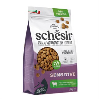Schesir Monoprotein Sensitive Kuzulu Yetişkin Kedi Maması 1,5 Kg, Yetişkin Kedi Maması, Schesir