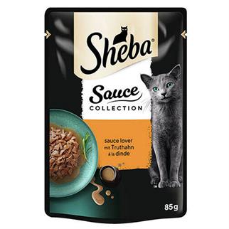 Sheba Hindili Parçalı Soslu Pouch Kedi Yaş Maması 85 Gr, KATEGORİSİZ, Sheba