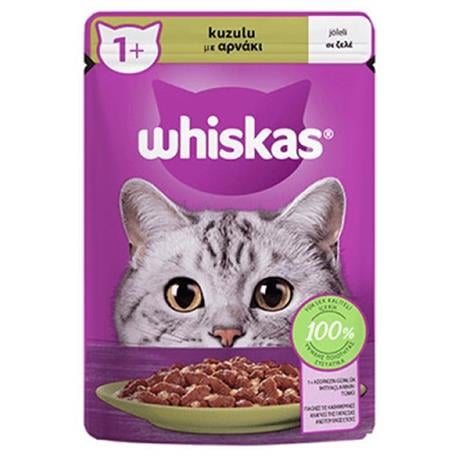 Whiskas Kuzulu Yetişkin Konserve Kedi Maması 85 Gr, Yetişkin Kedi Yaş Mama, Whiskas