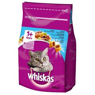 Whiskas Ton Balıklı Sebzeli Kuru Kedi Mama 300 Gr, Yetişkin Kedi Maması, Whiskas