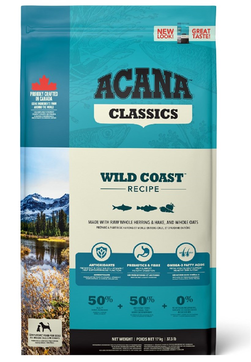 Acana Classics Wild Coast Balıklı Düşük Tahıllı Köpek Maması 14,5 Kg