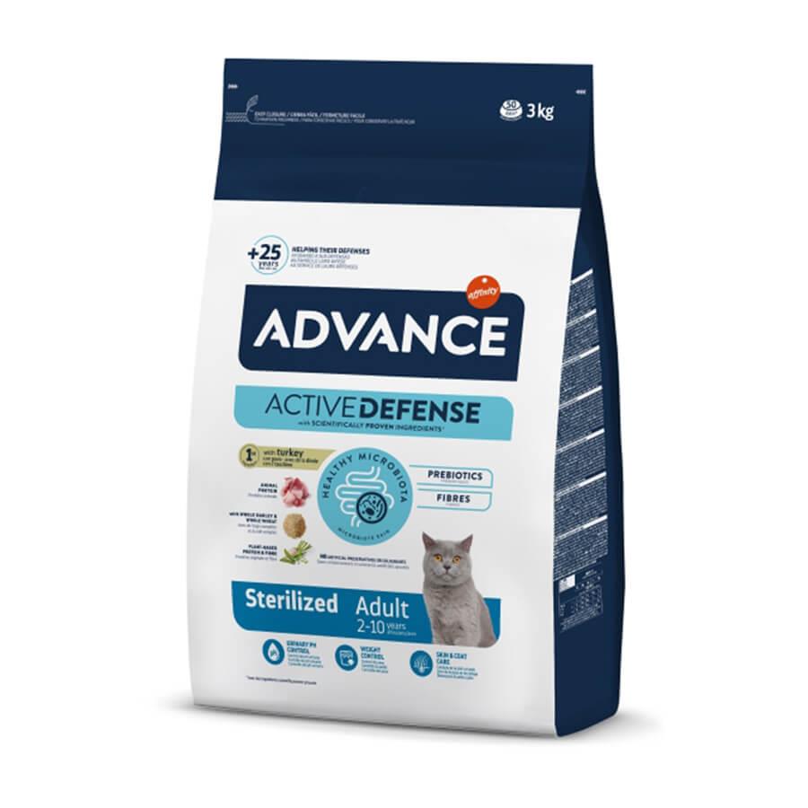 Advance Hindili Kısırlaştırılmış Kedi Maması 3 Kg