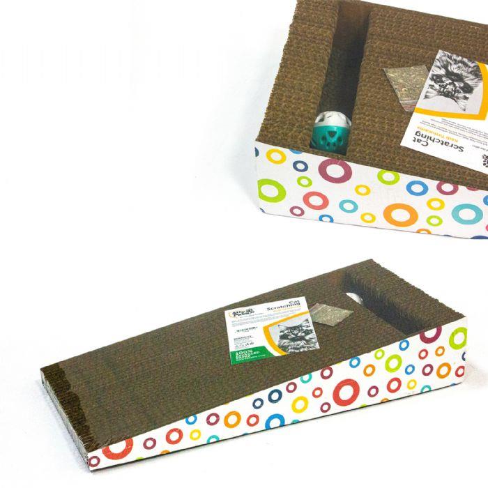 Ally Paws Toplu Karton Kedi Tırmalama 44 X 21 X 8 Cm