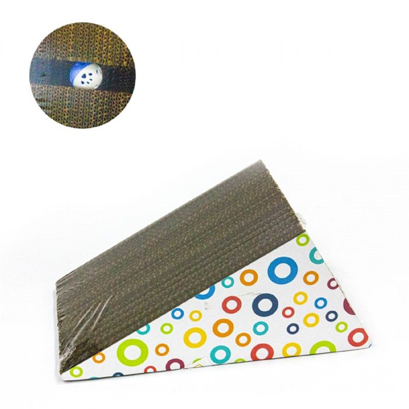 Ally Paws Rotipet Üçgen Karton Kedi Tırmalama 27,5 X 20 X 14,5 Cm