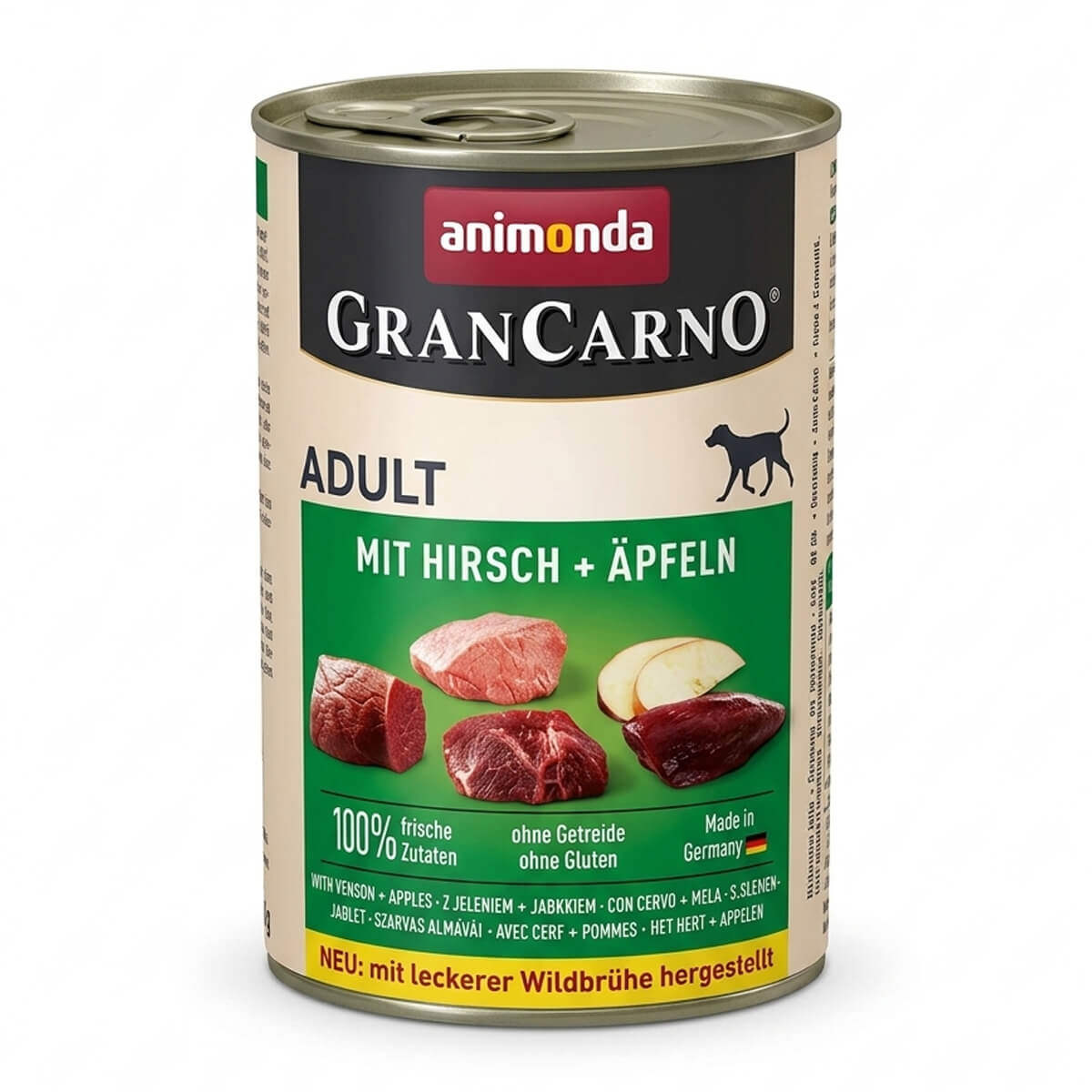 Animonda Gran Carno Geyikli ve Elmalı Köpek Konservesi 400 Gr